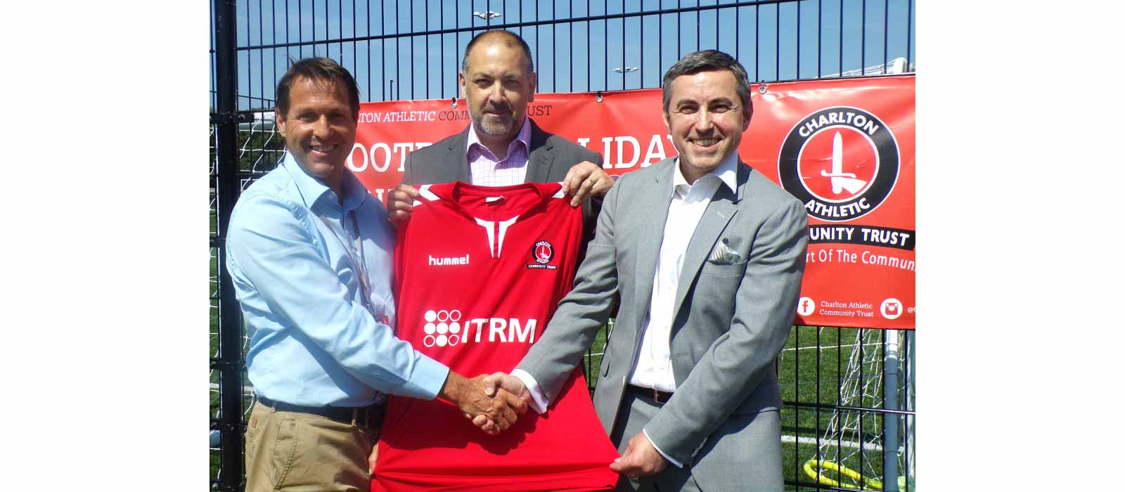 ITRM are the Back-of-Shirt Sponsor on Charlton Athletic's New Kit